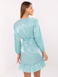Rochie mint cu volan