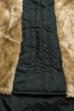 Parka verde închis de toamnă/iarnă cu căptușeală detașabilă