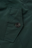 Parka verde închis de toamnă/iarnă cu căptușeală detașabilă