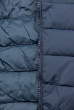 Geacă matlasată de tranziție albastru jeans
