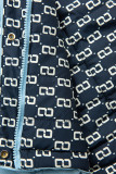 Parka de primăvară-toamnă reversibilă baby blu/albastru închis