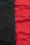 Parka ușoară de tranziție reversibilă negru/roșu