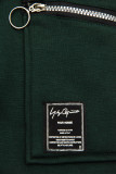 Hanorac prelungit sport verde smarald