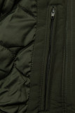 Parka de tranziție îmblănită kaki