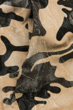 Rochie army casual maro
