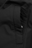 Parka de toamnă matlasată portocaliu/negru