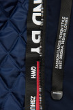 Palton/parka prelungit/ă bleumarin