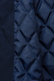 Palton/parka prelungit/ă bleumarin