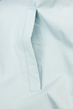 Jachetă de tranziție reversibilă albastru deschis/baby bleu