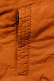 Parka reversibilă de tranziție cu glugă negru/teracotă