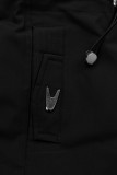 Parka neagră de iarnă pentru copii