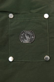 Parka verde army cu blană detașabilă