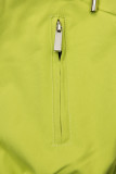 Parka verde deschis cu buline