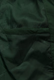 Geacă verde închis pentru toamnă/iarnă