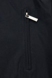 Parka reversibilă de tranziție albastru închis/maro
