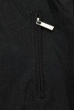 Parka reversibilă de tranziție negru/gri