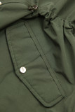 Parka reversibilă de tranziție kaki/maro