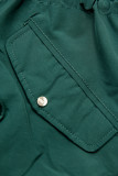 Parka reversibilă de tranziție verde/gri