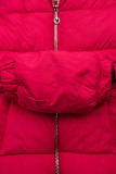 Geacă roz fucsia cu beltbag
