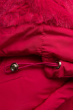 Geacă roz fucsia cu beltbag