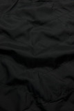 Parka de primăvară-toamnă reversibilă roșu/negru