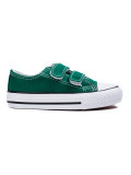Teniși verde închis pentru copii cu velcro