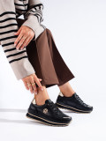 Teniși sport-eleganți negru/auriu