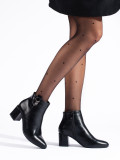 Cizme joase clasice elegante de culoare neagră