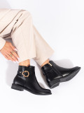 Botine negre clasice pentru femei