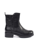 Botine negre din piele Sergio Leone