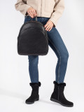 Botine negre căptușite Sergio Leone din piele nubuck