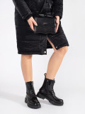 Botine negre cu platformă