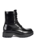 Botine negre cu platformă