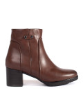 Botine maro cu toc Sergio Leone