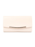 Clutch bej deschis cu lanț