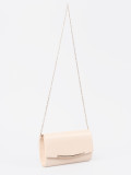 Clutch bej deschis cu lanț
