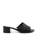 Sandale negre cu toc mic