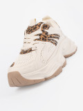 Sneakersi cu talpă groasă în model panteră