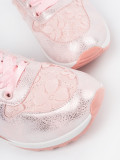 Sneakers roz cu model floral