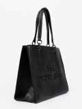 Geantă shopper neagră clasică TOTE