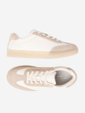 Sneakersi dama alb-bej