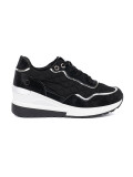 Sneakersi negri cu toc