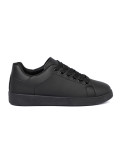 Sneakers negri cu finisaj mat