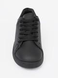 Sneakers negri cu finisaj mat