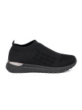 Pantofi sport slip-on negri cu partea superioară din textil