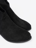Botine negre din velur