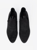 Botine negre cu decupaje