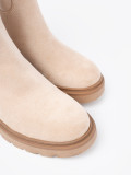Botine moderne bej deschis cu design simplu