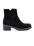 Botine simple negre pe toc confortabil
