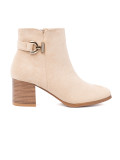 Botine elegante în culoare bej deschis